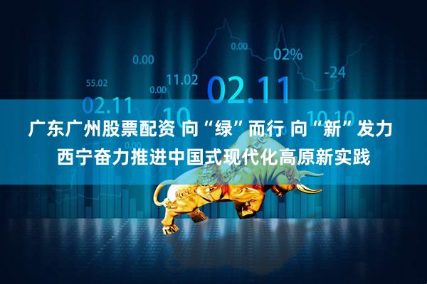 广东广州股票配资 向“绿”而行 向“新”发力 西宁奋力推进中国式现代化高原新实践